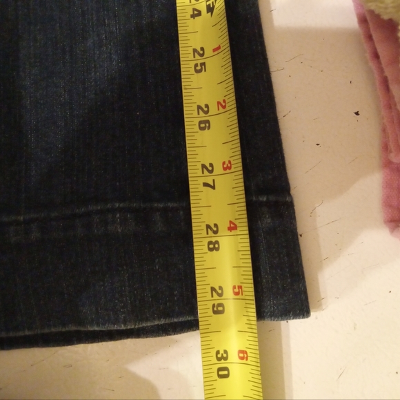 Monroe & Main Jeans Pants Wide Legs Mid Rise Hipster Size 6 Short - Picture 4 of 8